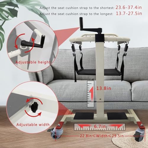Load Capacity 220lbs Patient Lift Transfer Chair B6835