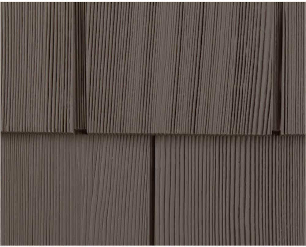 Double 7in. Cedar Shake Vinyl Siding Slate Y714363