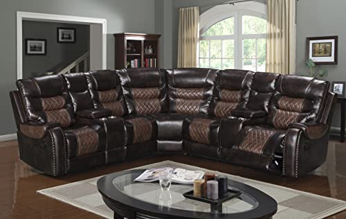 Gray Dual Reclining Sectional F722751