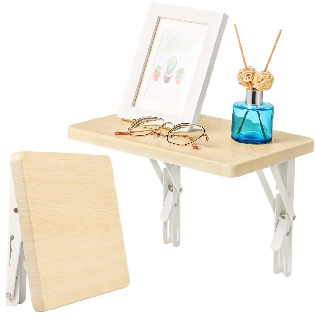 Heavy Duty Wooden Wall Mounted Folding Shelf Z93852