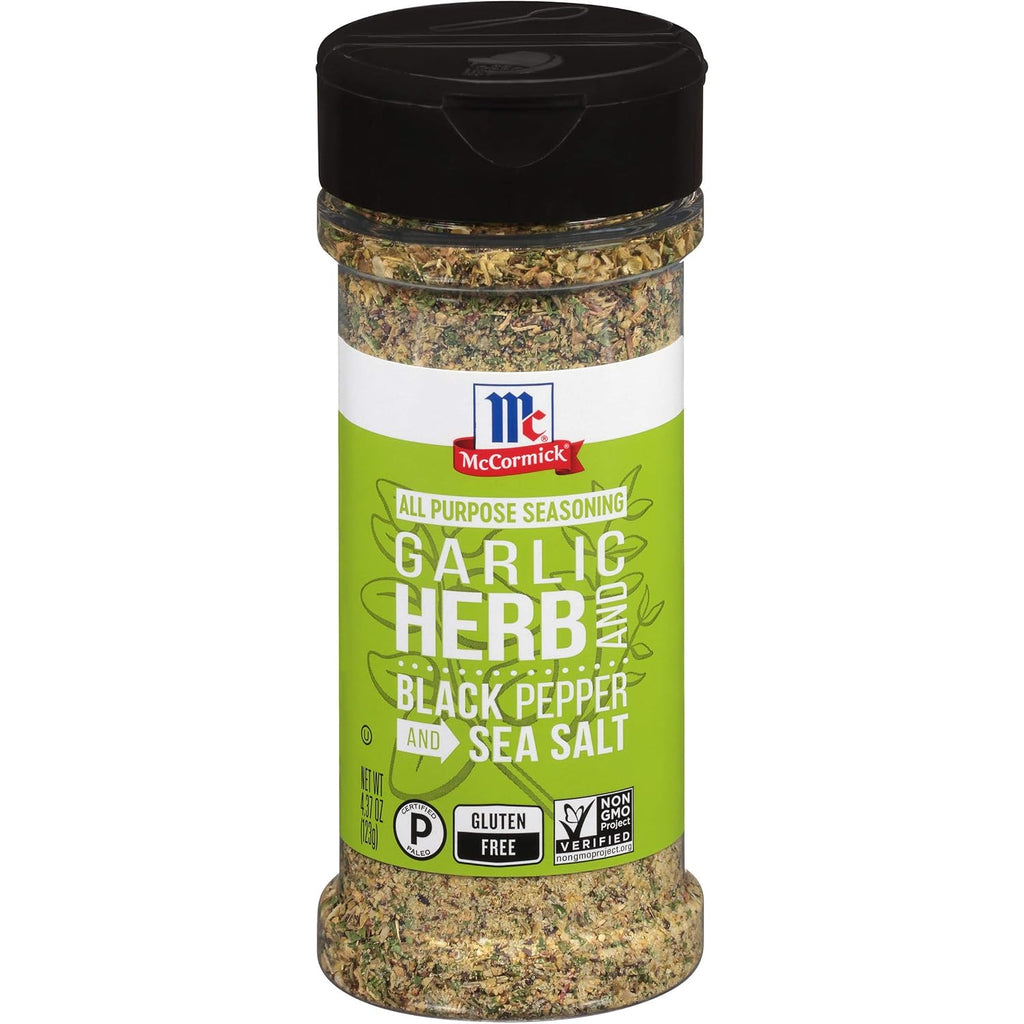 Garlic, Herb and Black Pepper and Sea Salt All Purpose Seasoning, 4.37 oz V568