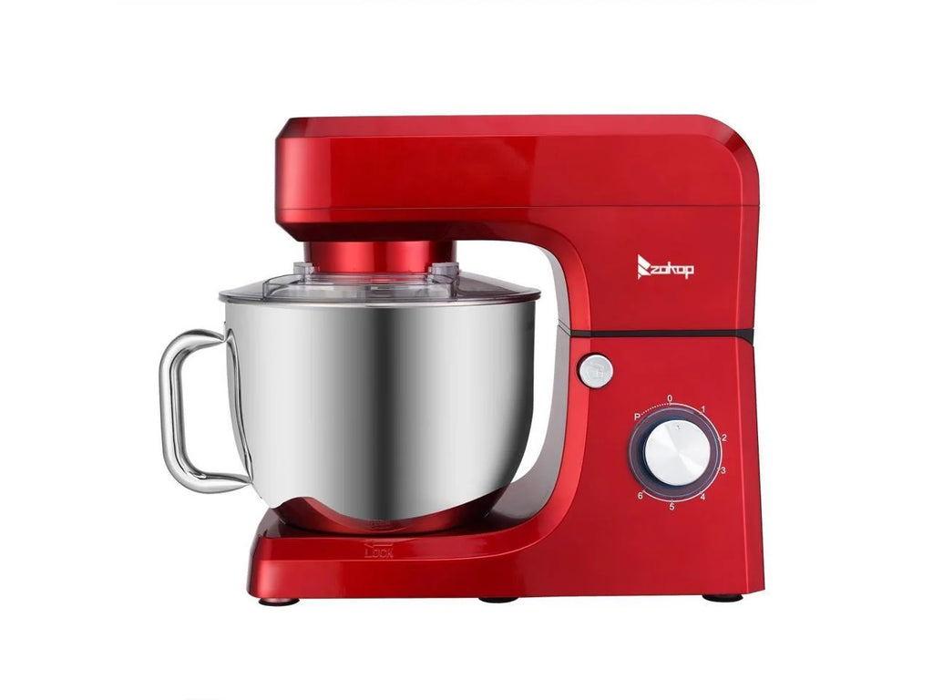 Red 7.5Quart Stainless Steel Bowl Electric Mixer S133