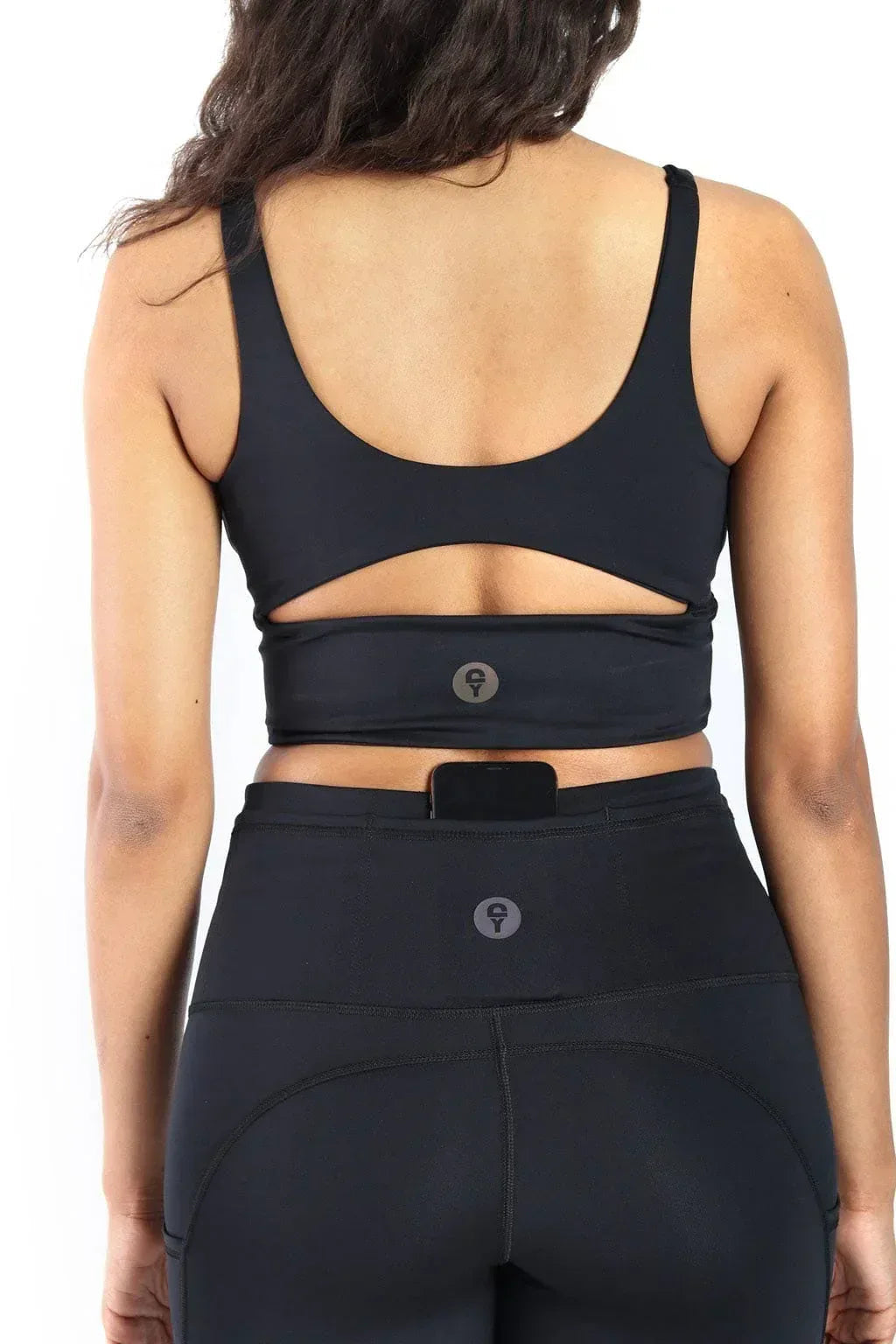 Limitless Sports Bra in Jet Black - Medium Support, A - E Cups