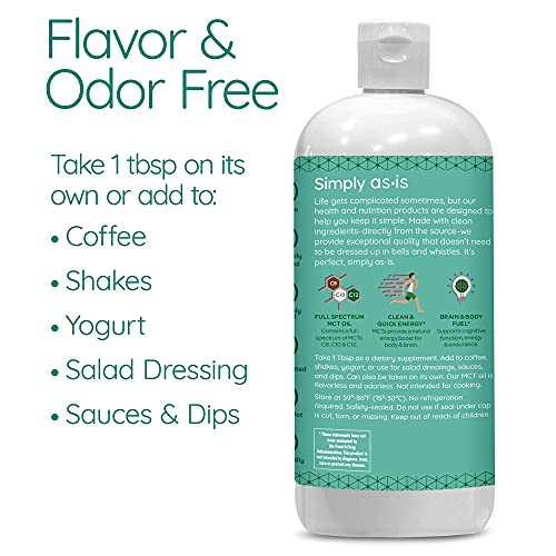 32 fl oz Unflavored MCT Oil A5180