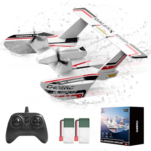 Amphibious Tri-Phibian Aircraft RC Plane with 2 Batteries Z26278