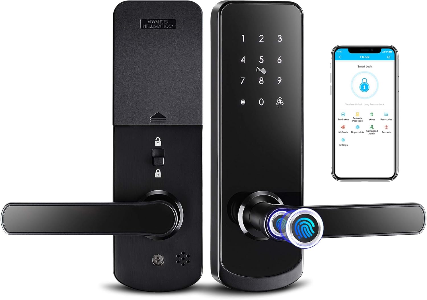 Smart Lock with Keypad Fingerprint Door Lock V93584