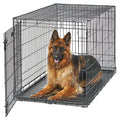 XL Folding Metal Dog Crate with Divider Panel, 48L x 30W x 33H Inches A350
