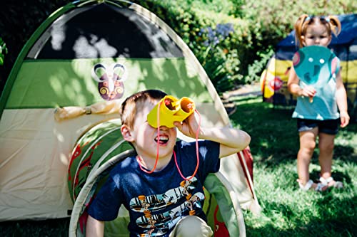 Red/Yellow/Blue Kids Dome Tent and Crawl Tunnel Combo R3661