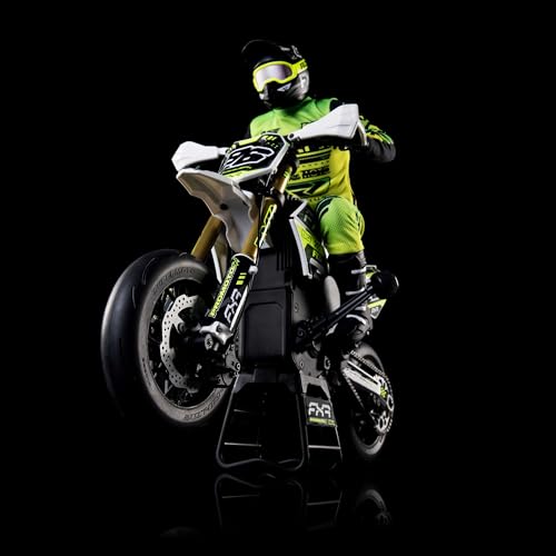 1/4 Super Moto Motorcycle FXR White RTR with Battery and Charger E71715