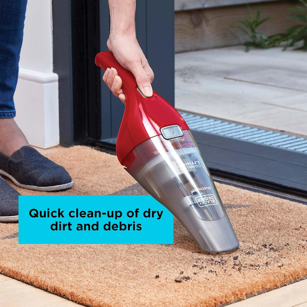 Red Cordless Handheld Vacuum O567