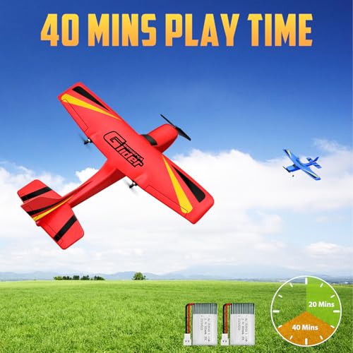 Red 2.4GHz Remote Control Airplane N9703