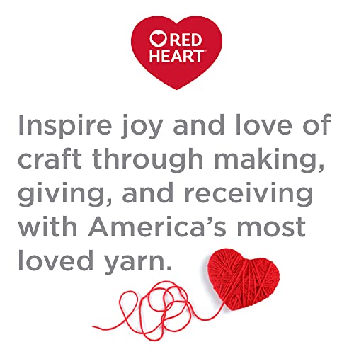Red Heart Cherry Super Saver Jumbo Yarn, 1 Pack, 2232 Foot S11736