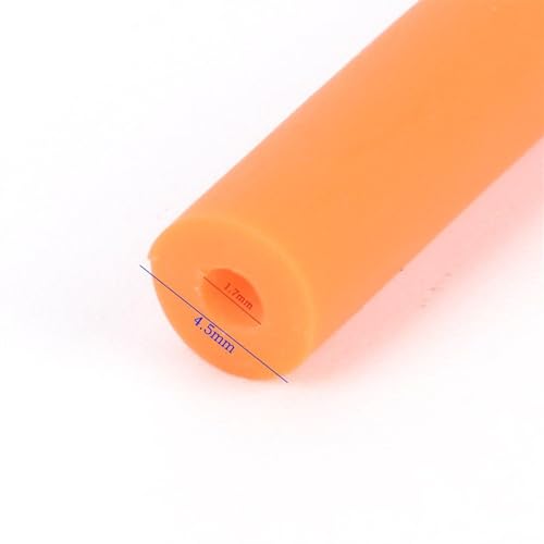 Black Red Orange Green Latex Rubber Tubing 2 meter D449