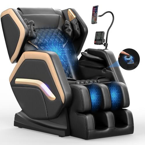 Zero Gravity Massage Chair with 10 Fixed Rollers, Heating, Bluetooth Speaker B580491