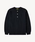 1930s Loopwheel Cotton Henley Shirt