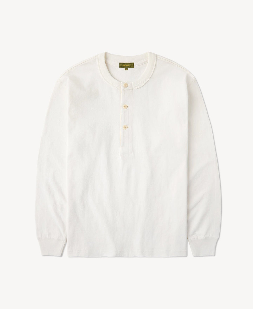 1930s Loopwheel Cotton Henley Shirt