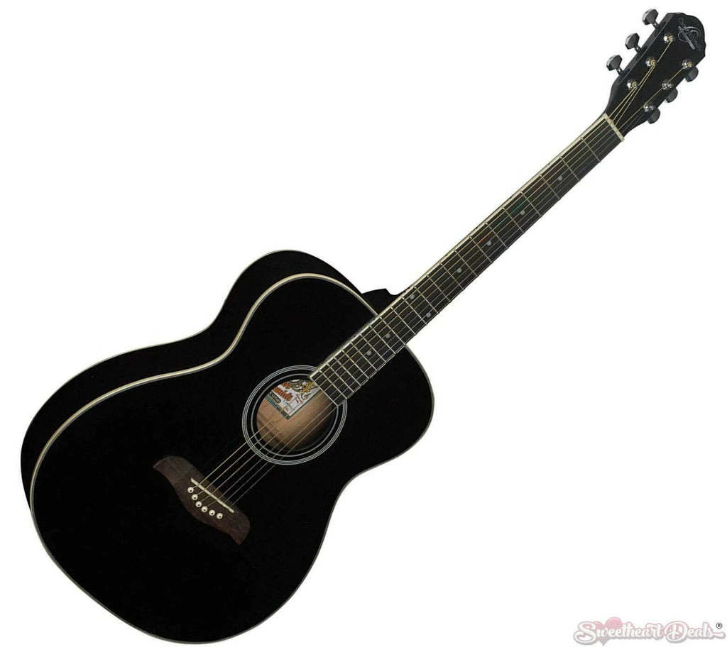 Black Acoustic Guitar W16145
