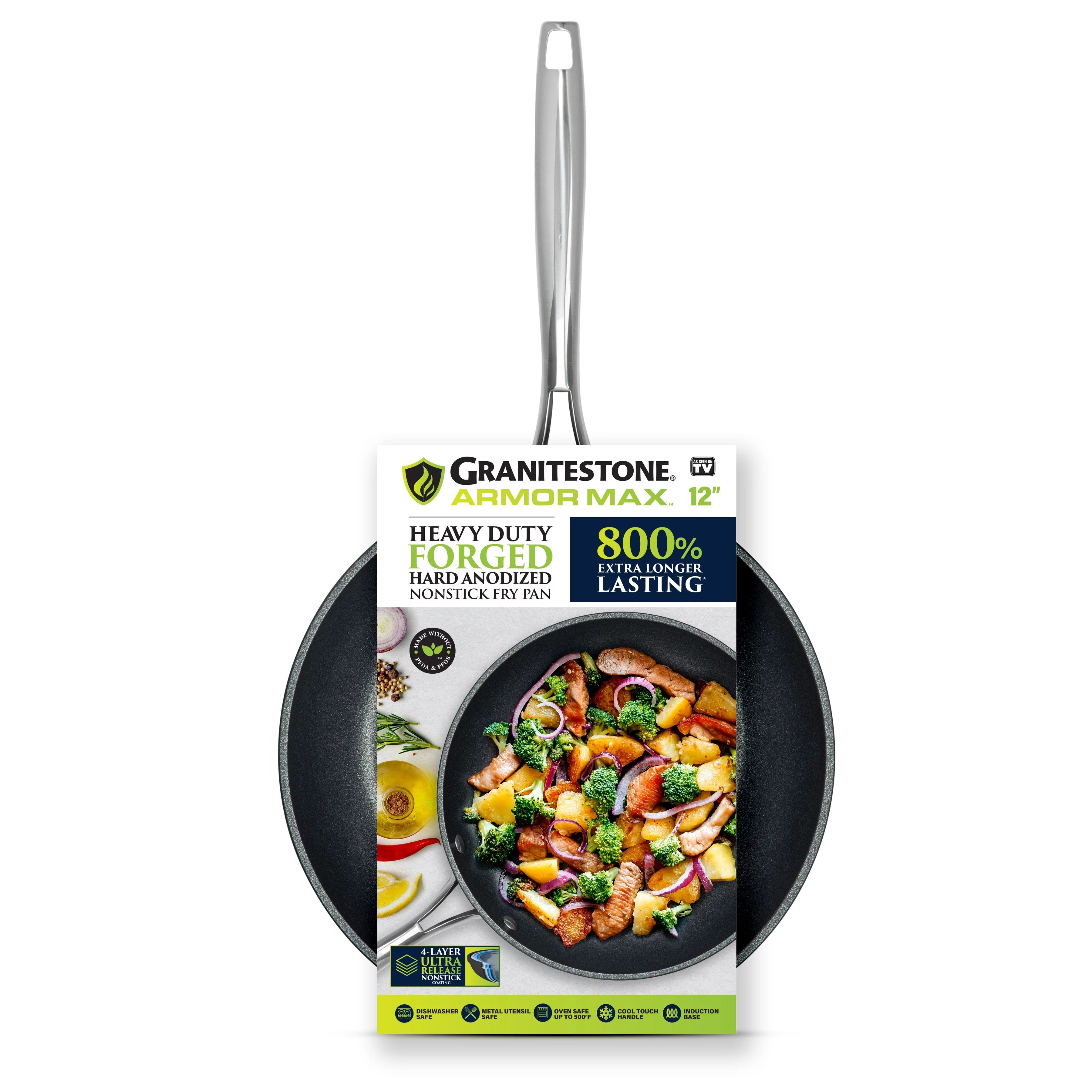12" Nonstick Hard Anodized Fry Pan D582380