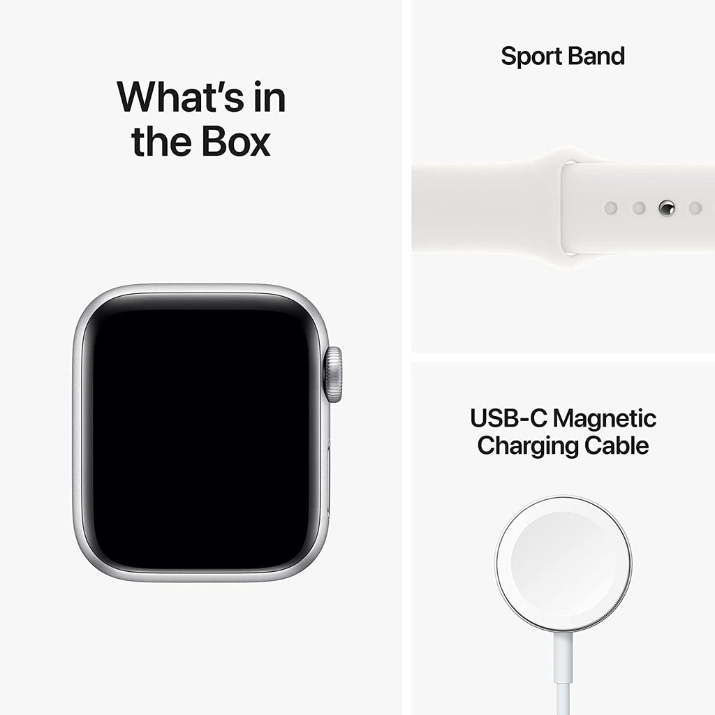 Silver Aluminum Case 44mm GPS + Cellular Apple Watch SE F482