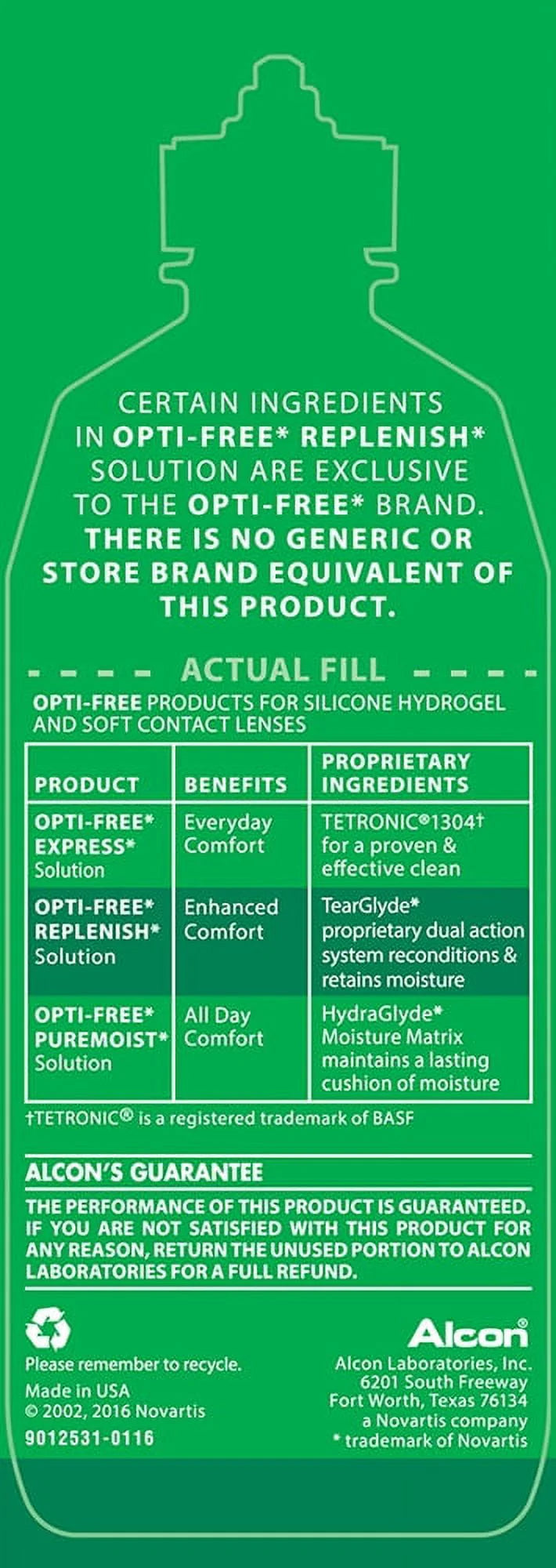 10 fl oz Contact Lens Solution P24129