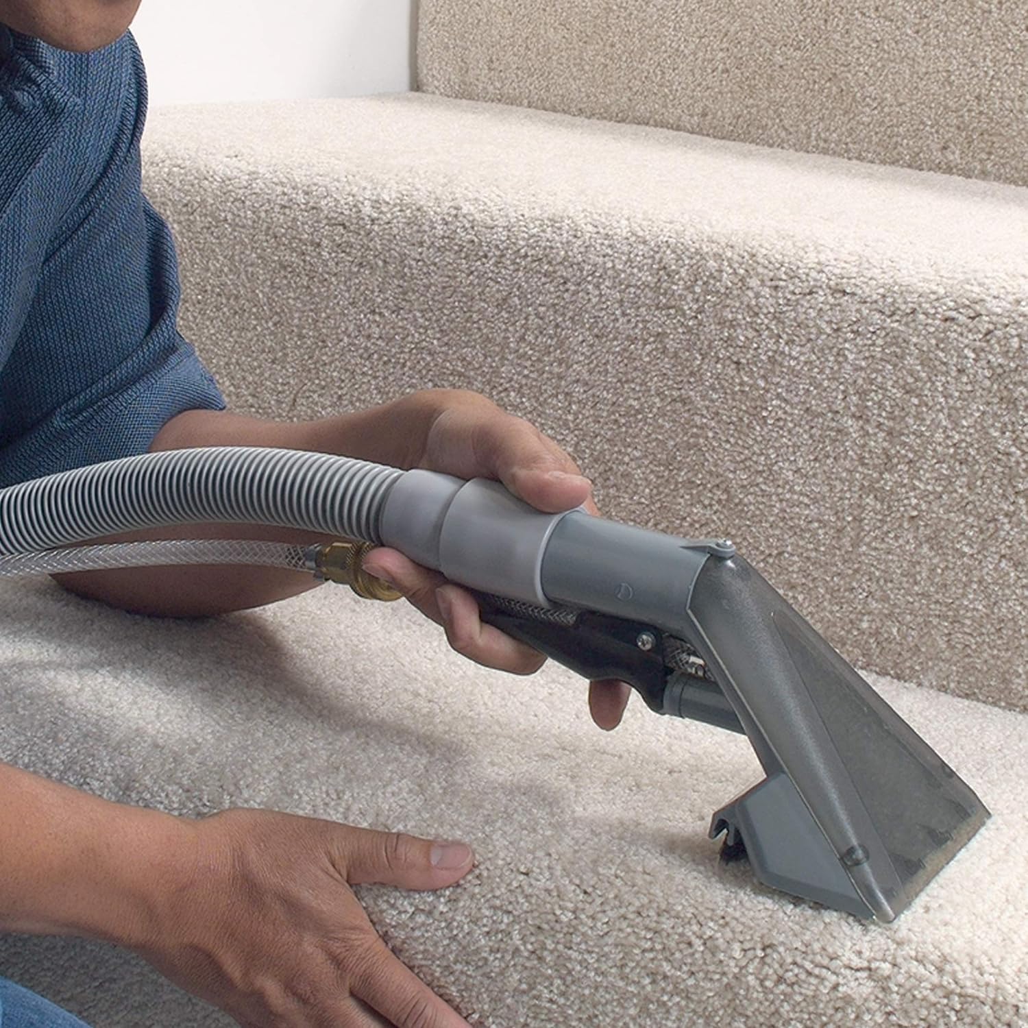 Universal Attachment for Carpet Cleaner, 12-ft Hose, Grey B84135
