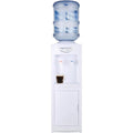 White Top Loading Hot and Cold Water Cooler Dispenser with Storage Cabinet & Child Safety Lock M36168