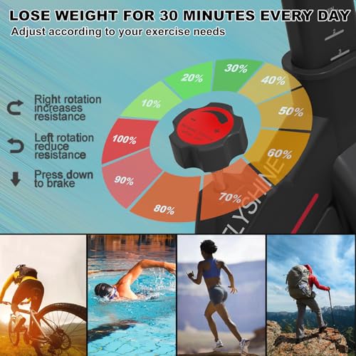 Silent Belt Drive Exercise Bike with LCD Monitor J539