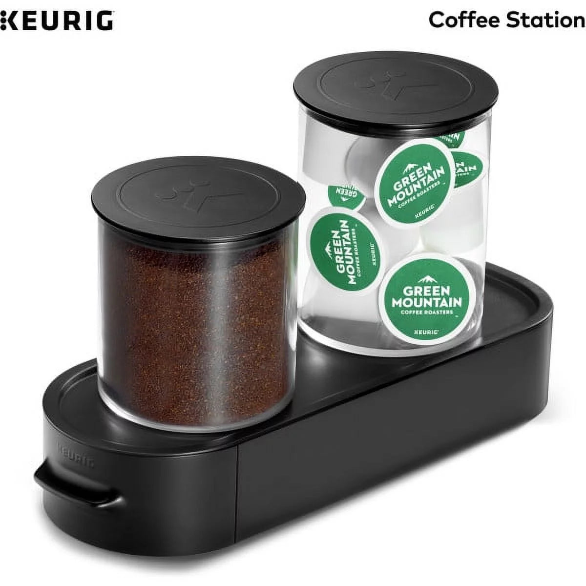 Black Ground Coffee & K-Cup Pod Storage Unit C5365
