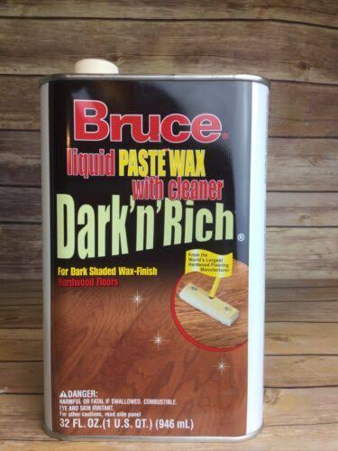 Dark N Rich Hardwood Floor Liquid Paste Wax with Cleaner Y852
