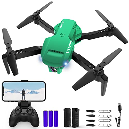 Drone with Camera 1080P HD, FPV Foldable Drone with Carrying Case, 2 Batteries, 90° Adjustable Lens Q115
