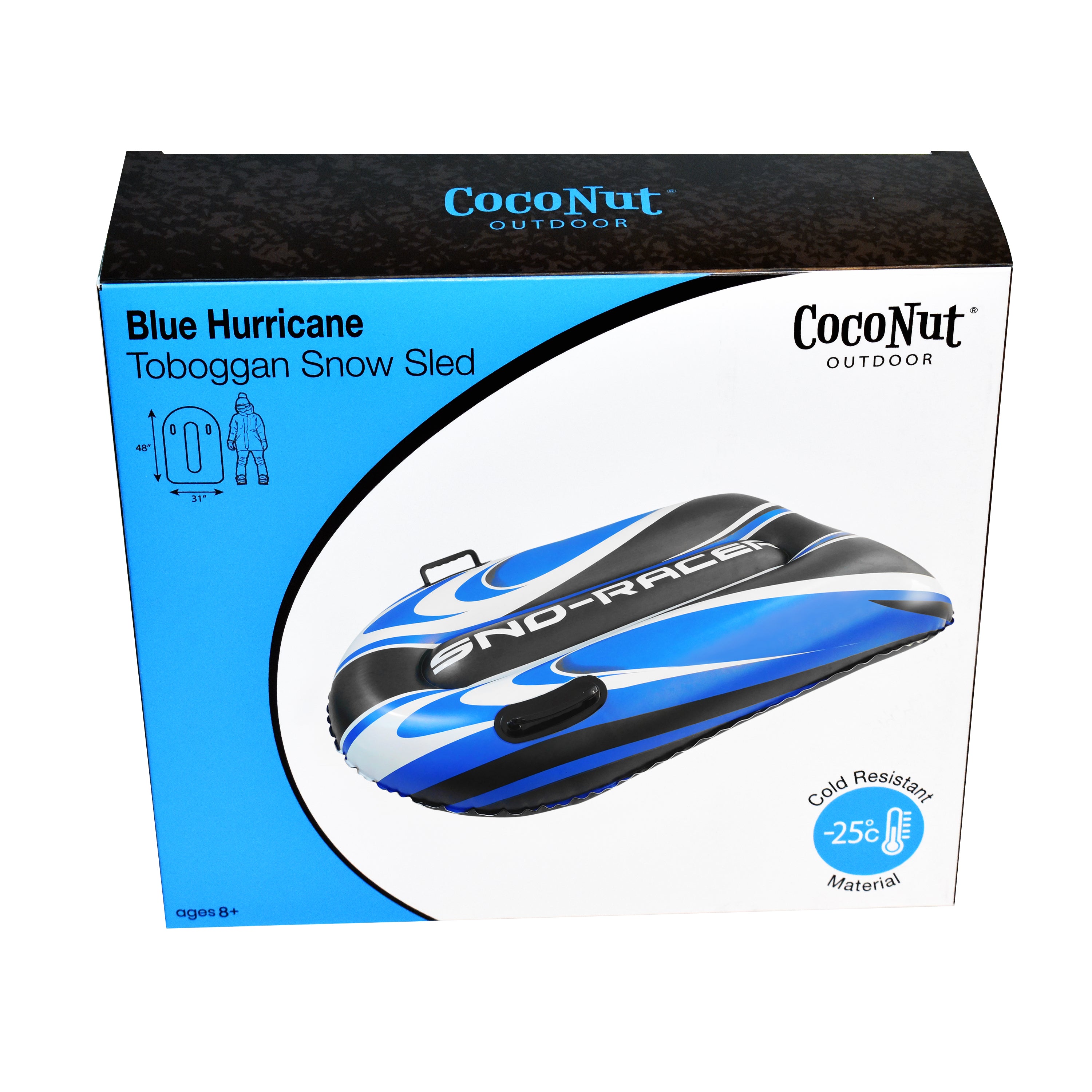 48" Inflatable Snow Sled with Handles P922522