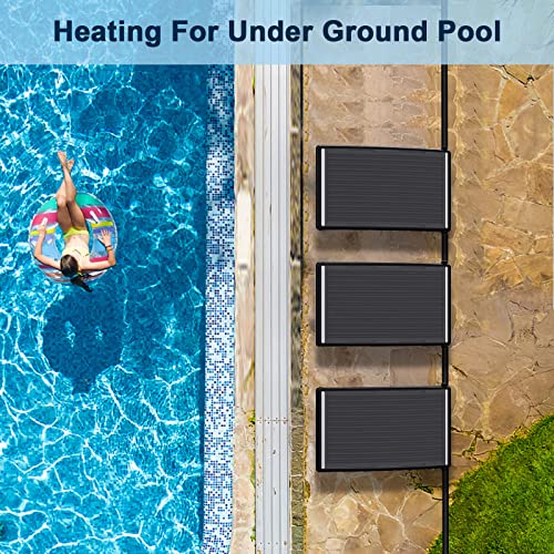 Solar Pool Heater with Two Hoses & Clamps, Two Adapters U5926