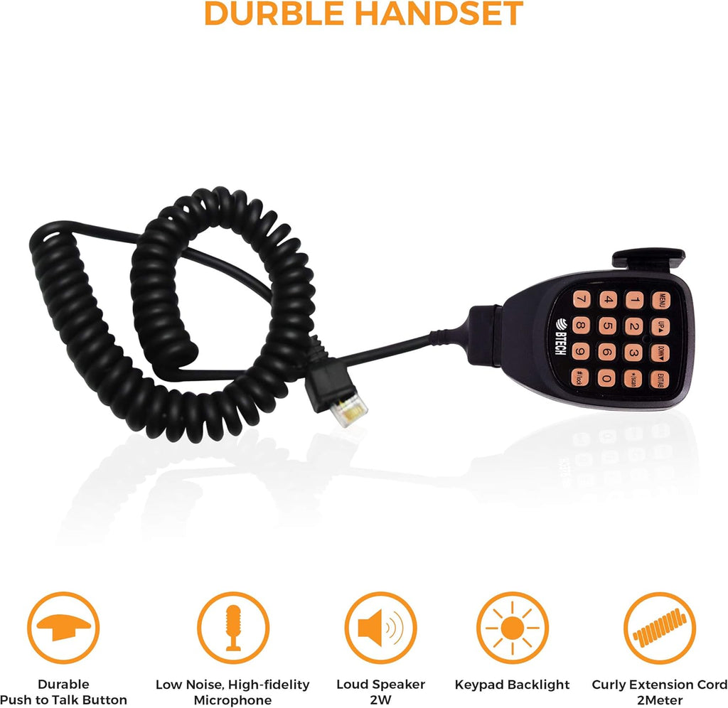 50 Watt GMRS Two-Way Radio with Dual Band Scanning Receiver W7853