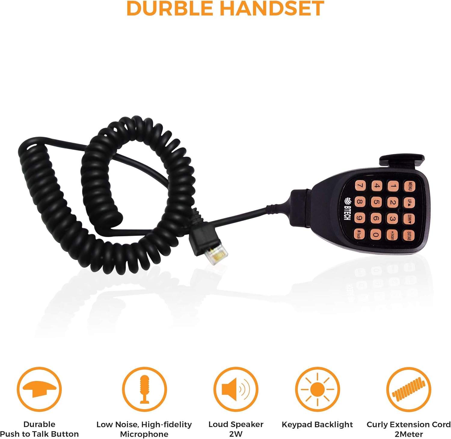 50 Watt GMRS Two-Way Radio with Dual Band Scanning Receiver W7853