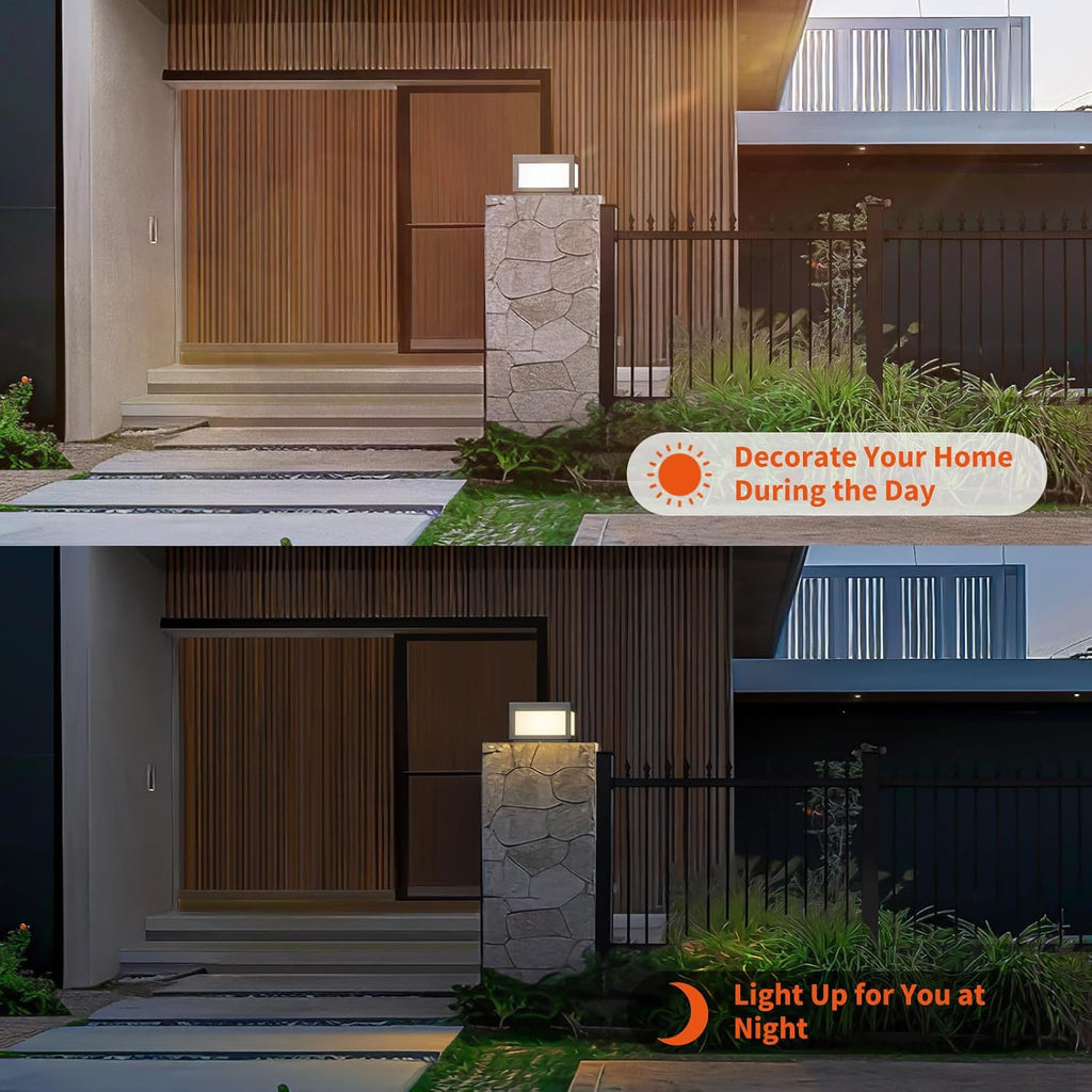 LED Post Light, IP65 Waterproof Aluminum Column Light B7313
