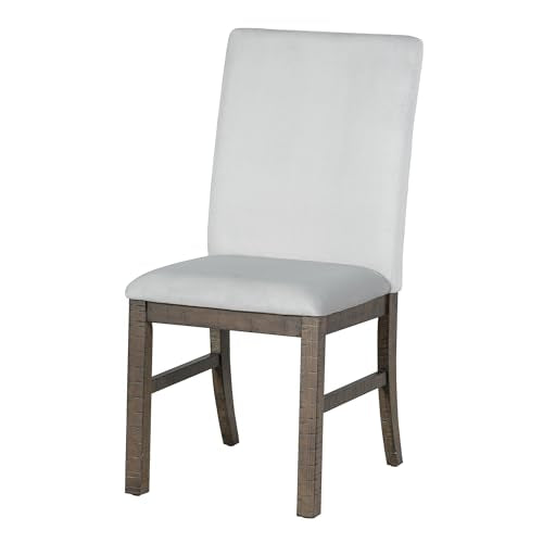 7-Piece Wood Rectangular Dining Table Set with 6 Upholstered Chairs U92966
