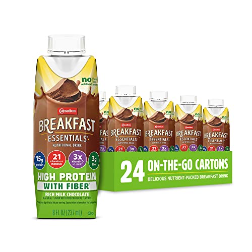 8 FL OZ Ready-to-Drink High Protein with Fiber Milk Chocolate (Pack of 24) P810