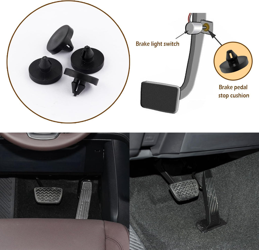 8PCS Rubber Brake Pedal Stop Pad A5701