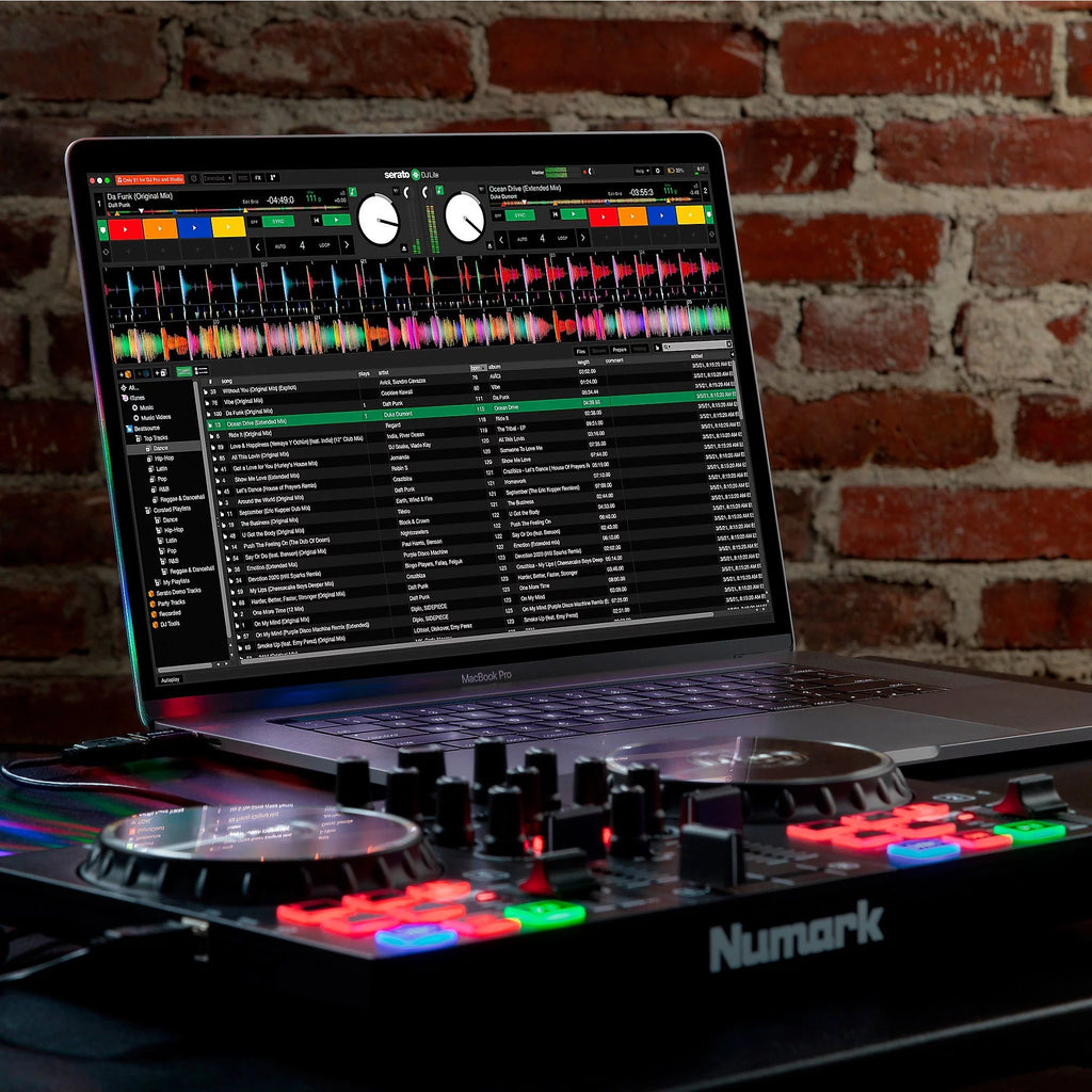 DJ Controller Set with Built-In Lights C9558