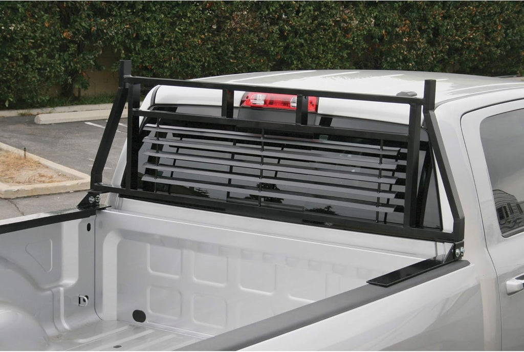 Black Steel Truck Headache Rack Cab Protector R847