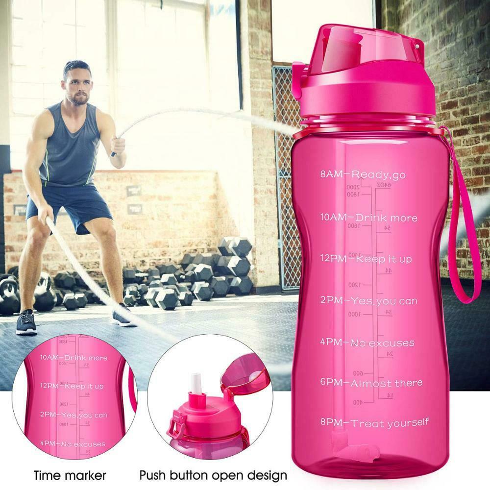 BPA Free 2.2L Water Bottle with Straw K1465