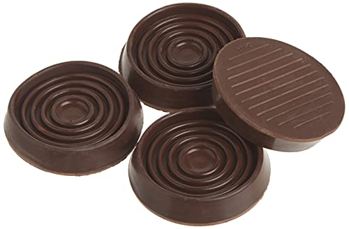 1-3/4-Inch Round Rubber Furniture Cups, 4-Pack Q8798