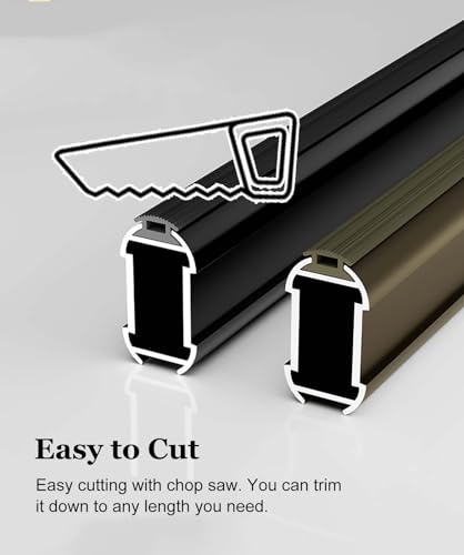 Black Metal Clothes Hanging Rod S31081