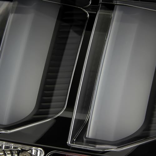 Smoked LED Tail Lamp Brake Lights with Sequential Signal Pair M6593