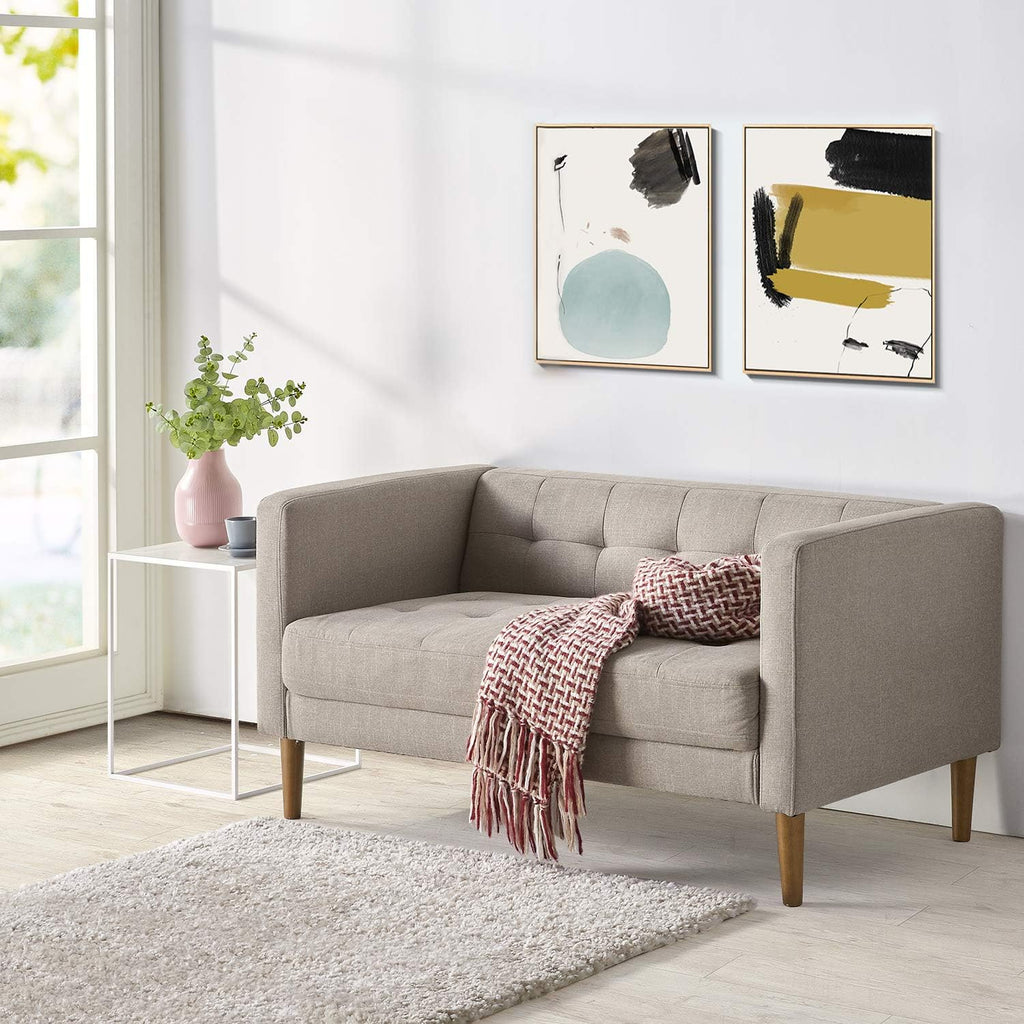 Oatmeal Sofa with USB Ports Q722