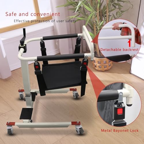 Load Capacity 220lbs Patient Lift Transfer Chair B6835