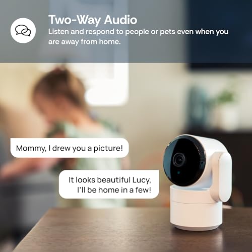 White Wi-Fi Camera with Night Vision and Two Way Audio A814