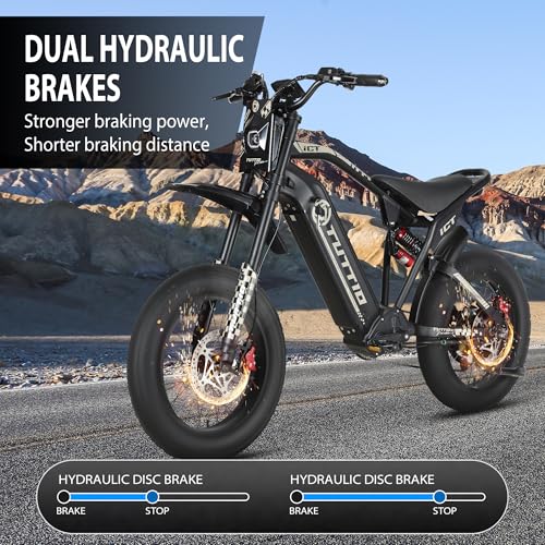 60V 20" Fat Tire Electric Motorcycle Z68820