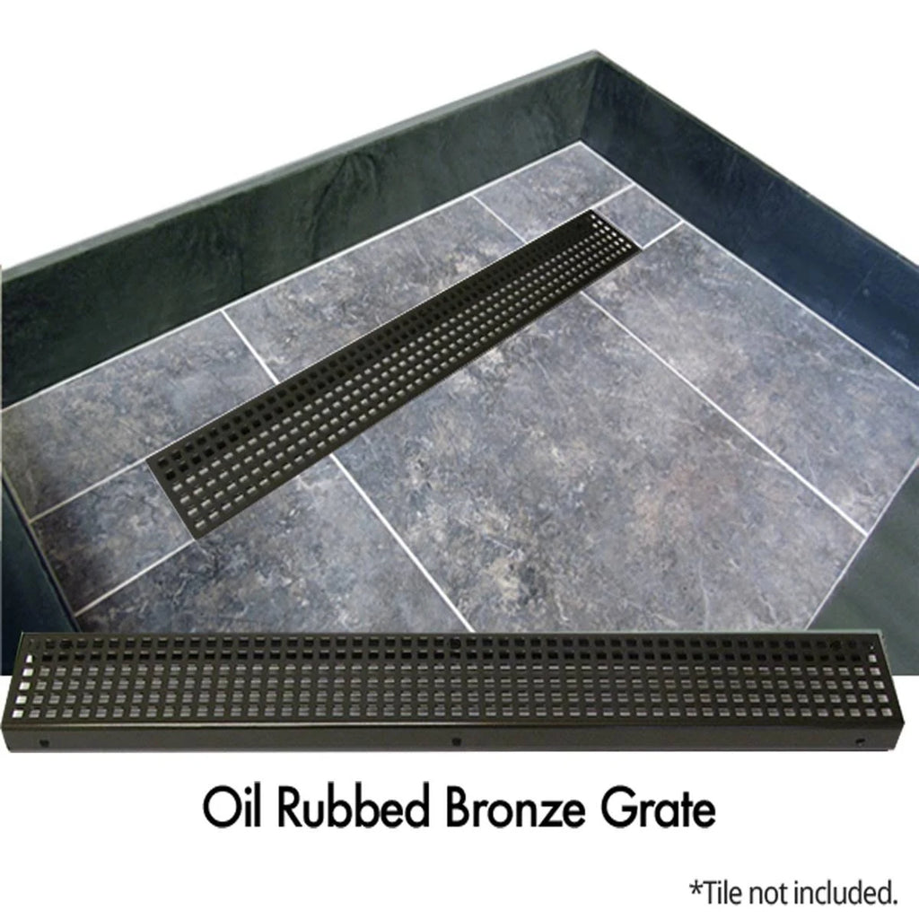 Bronze Double Threshold Shower Base O155