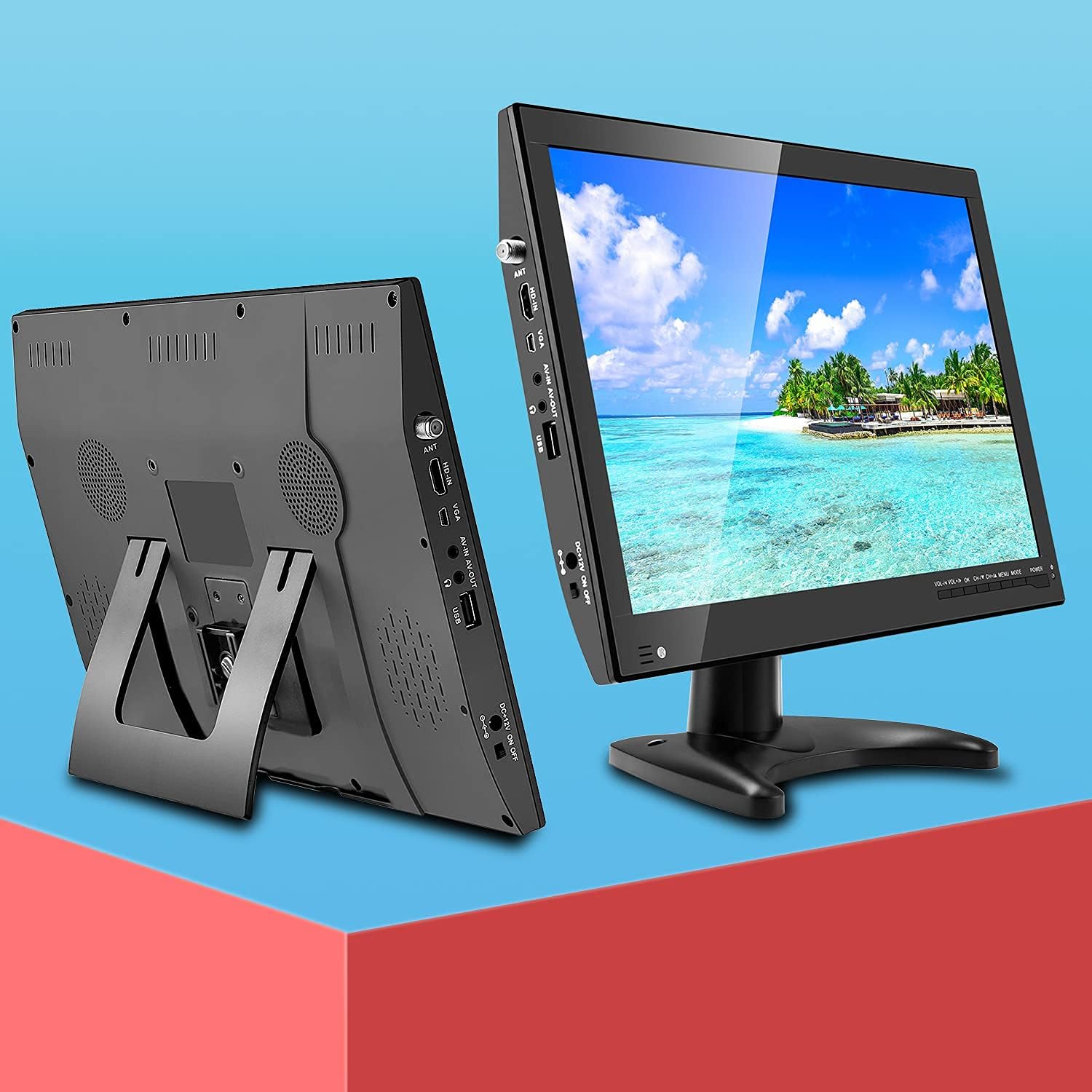14inch Rechargeable Battery Portable TV with Digital Tuner T5794